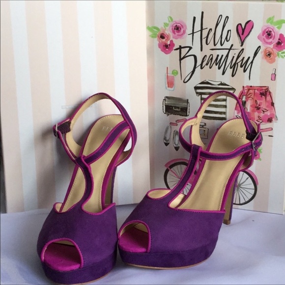 Elle Shoes - BOGO NWOT ELLE Faux Suede Sexy T-Strap Heels